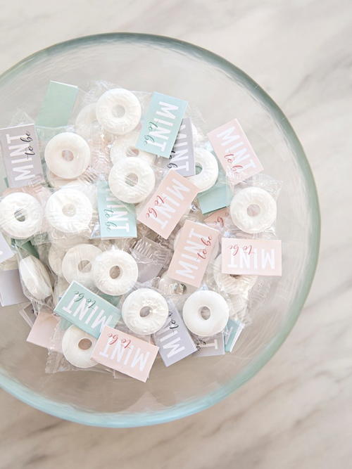 Mint to Be Wedding Favors