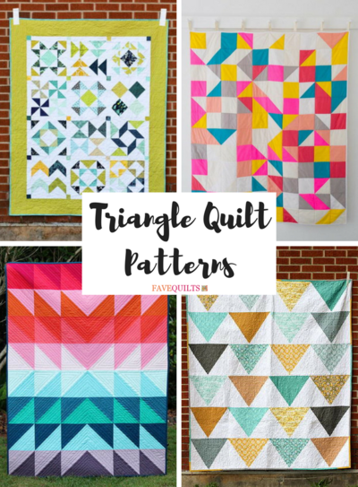 Terrific Triangle Quilt Tutorials: 40 Triangle Quilt Patterns ...