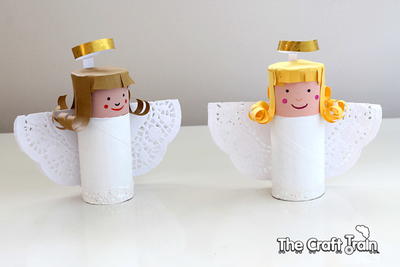 Toilet Roll Angel Craft
