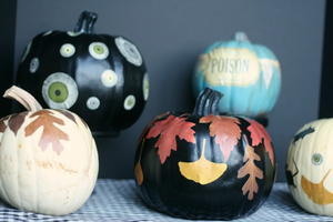 Decoupage Pumpkin Halloween Ideas