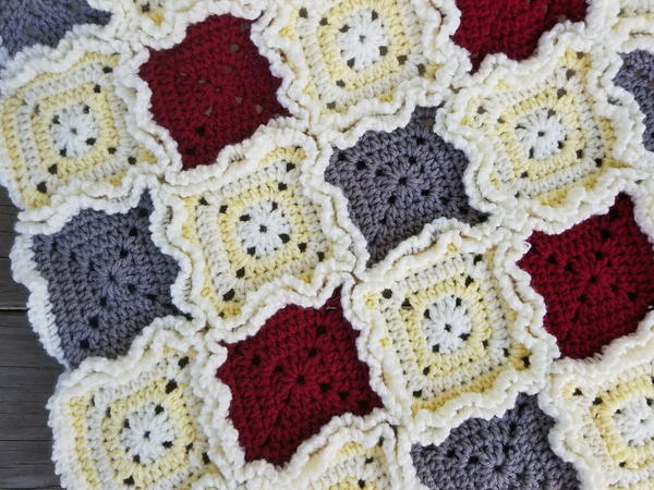 Rag Quilt Style Baby Blanket