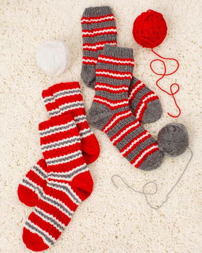 Cozy Christmas Knit Slipper Pattern