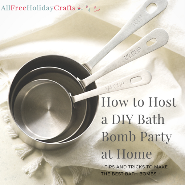 Hosting a DIY Bath Bomb Making Party