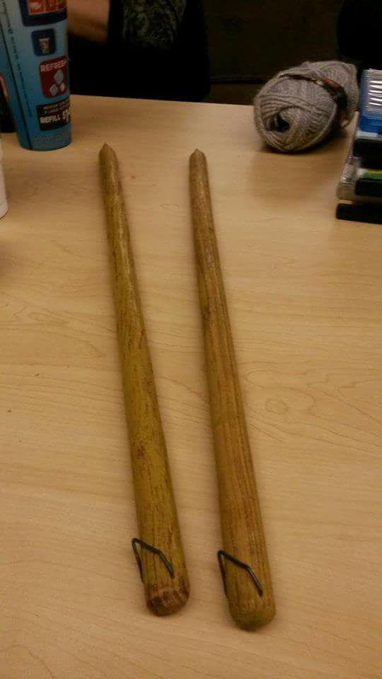 Handmade Broomstick Knitting Needles