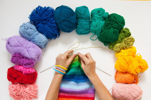 wool colours for knitting