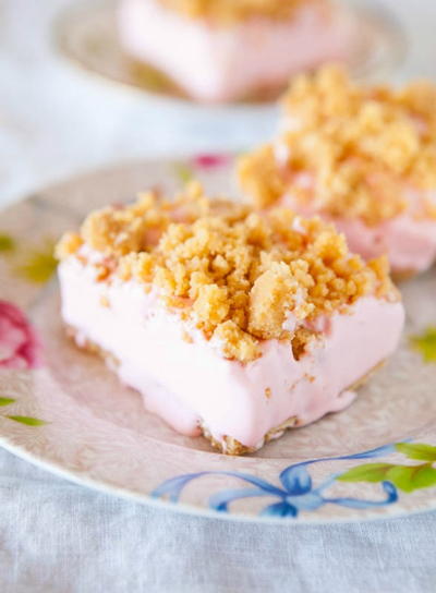 Pink Lemonade Freezer Bars