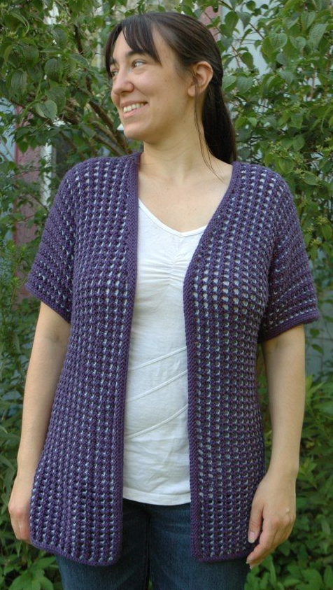 ABC Knitting Patterns Top-Down Raglan Summer Lace Cardigan | atelier ...