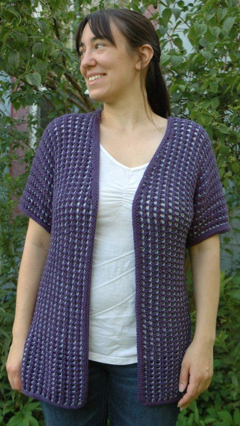 Simple Summer Cardigan Sweater Pattern