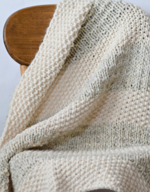 Easy Heirloom Knit Blanket Pattern