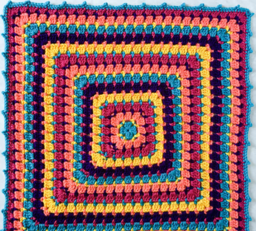 Building Blocks Crochet Baby Blanket