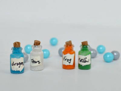 Mini Magic Potion Bottles