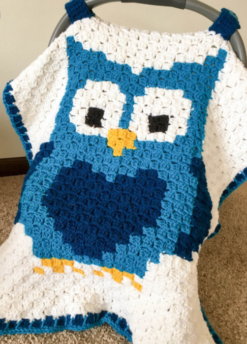 Owl Corner to Corner DIY Carseat Cover