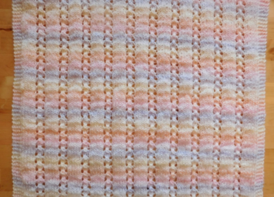 Bella Knit Baby Blanket Pattern