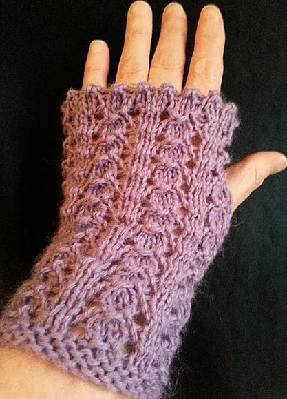 Downton Abbey Knit Fingerless Gloves