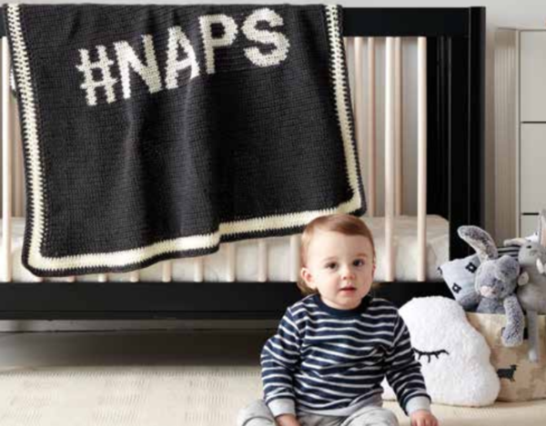 Love Taking Naps Baby Afghan