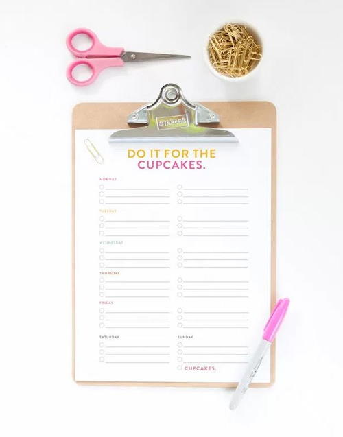 For the Cupcakes To-Do List