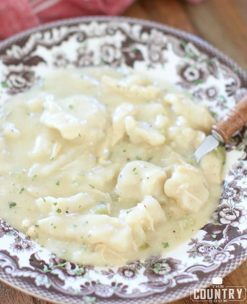 1950s Slow Cooker Chicken and Dumplings