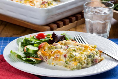 Ham and Cheese Lasagna