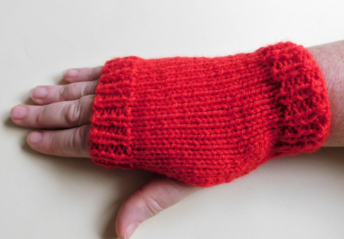 Mens fingerless gloves knitting pattern free