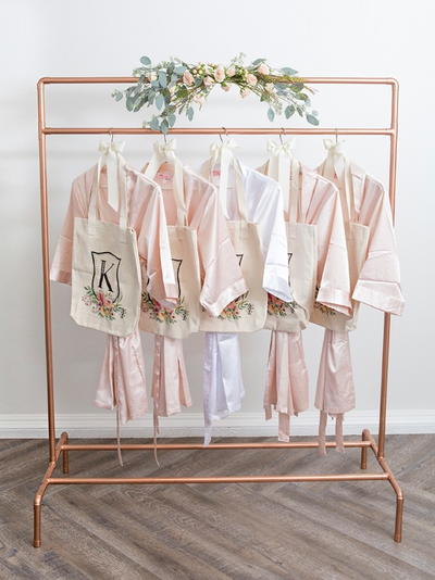 Sophisticated Copper Pipe Garment Rack