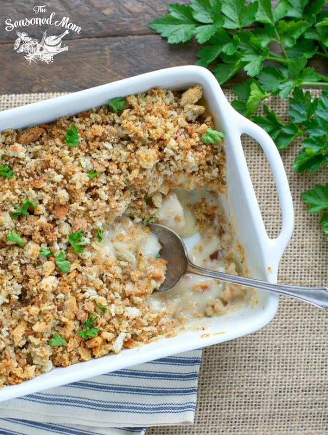 Comforting Chicken and Stuffing Casserole | FaveSouthernRecipes.com