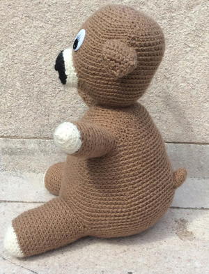 No-Sew Huggable Pal with Beret and Scarf
