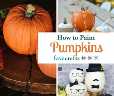 How to Paint Pumpkins for Halloween