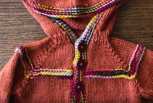 Simple Knit Baby Hoodie Pattern Free Allfreeknitting Com