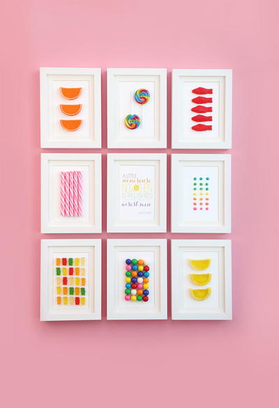 Maddeningly Sweet Framed Candy