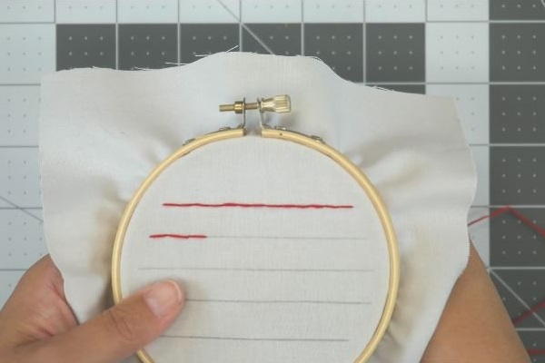 How to Sew a Straight Line by Hand: Step 7b