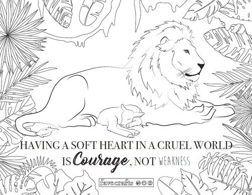 Bible Coloring Pages Lion And Lamb 2