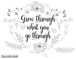 550 Flower Coloring Pages With Quotes Images & Pictures In HD