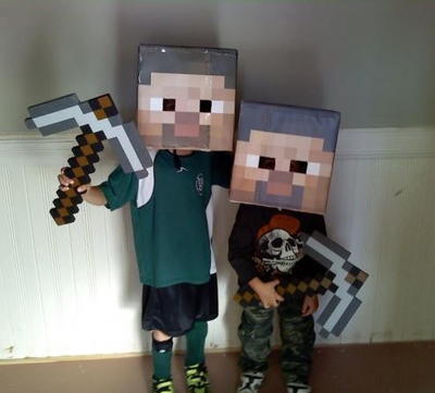 printable minecraft steve head allfreepapercrafts com