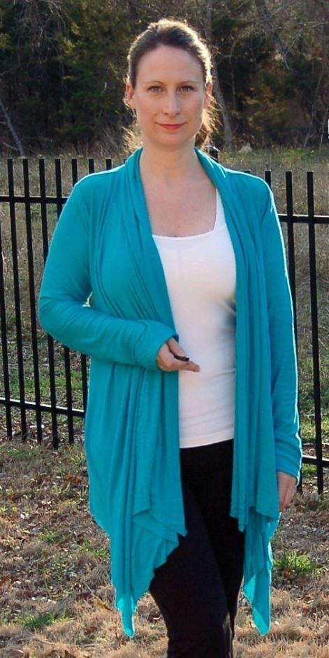 Cozy Drape Front Cardigan