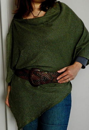 Asymmetrical Tunic Sweater