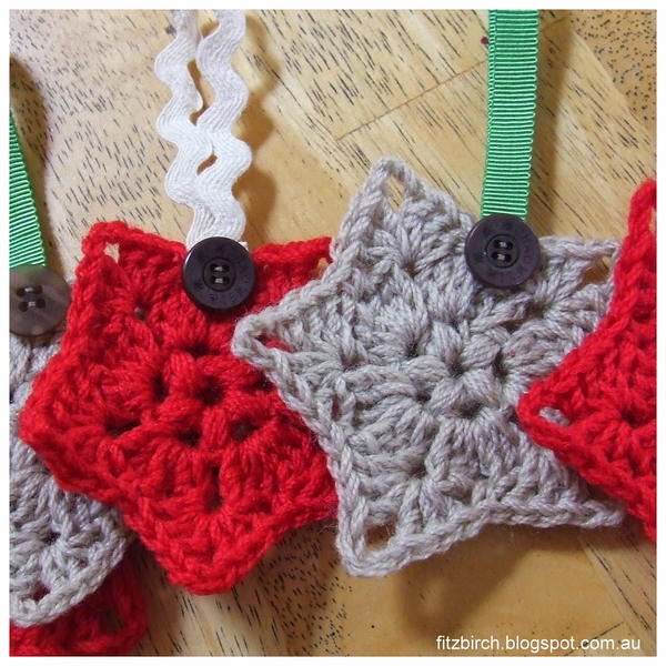 Festive Crochet Stars