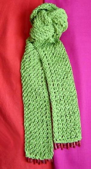 A Green Lace Scarf