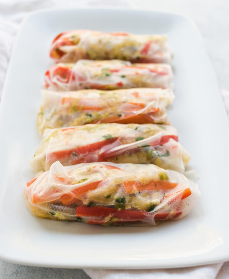 Easy Veggie Spring Rolls Recipe | RecipeLion.com