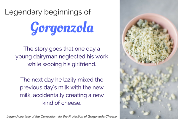 Gorgonzola cheese legend