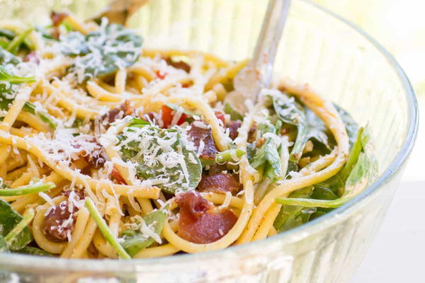 BLT Bucatini Pasta Salad