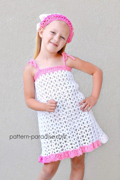 Summer Cheer Dress and Kerchief Set