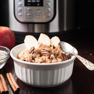 Apple Pie Instant Pot Steel Cut Oats