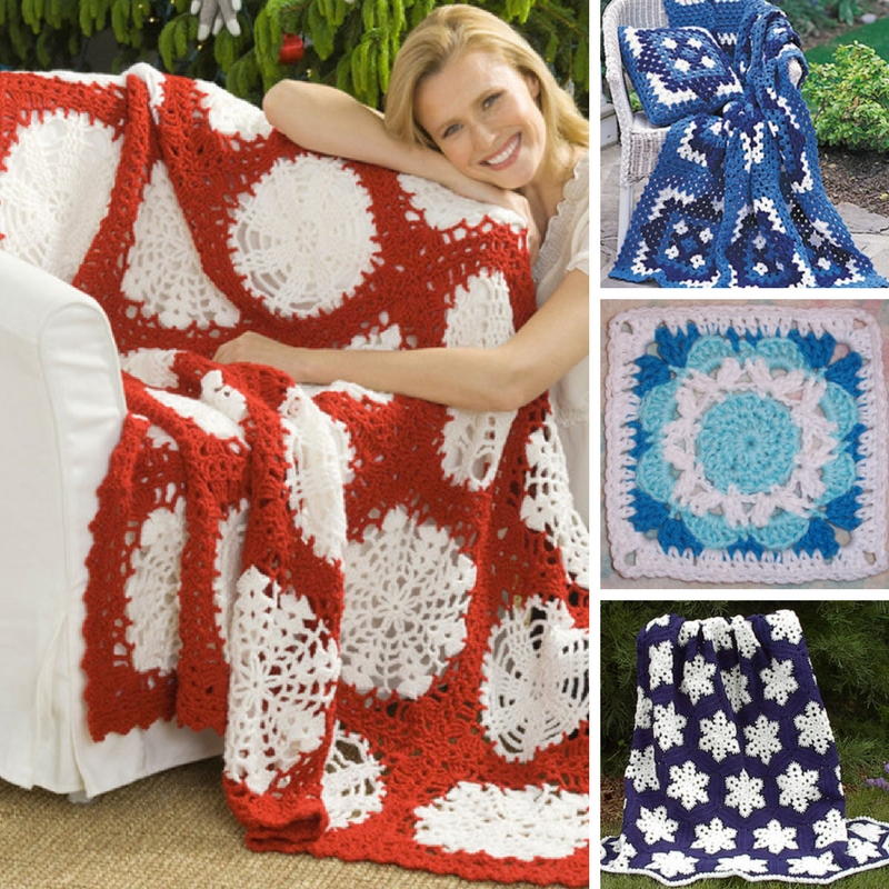 17 Snowflake Crochet Afghan Patterns