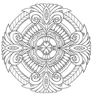 Pure Royalty Adult Coloring Page