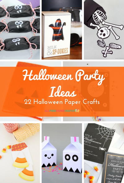 Halloween Party Ideas: 22 Halloween Paper Crafts