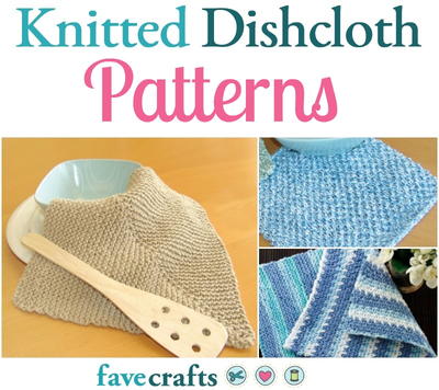 12 Knitted Dishcloth Patterns
