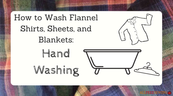 How to Wash Flannel Shirts, Sheets, and Blankets: Hand Washing