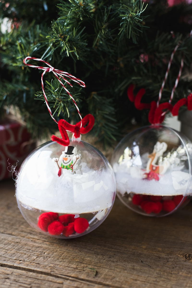 Quick and Easy DIY Snow Globe Ornament | FaveCrafts.com