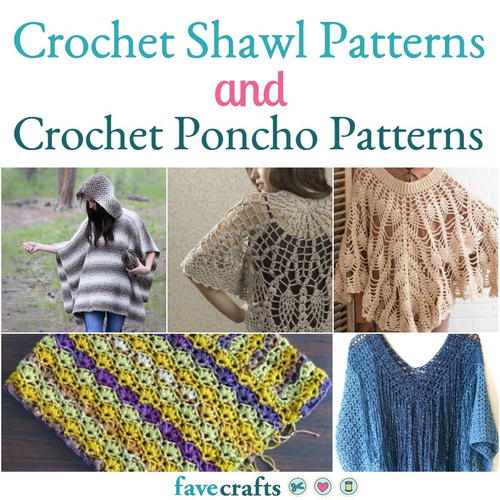 Purple Crochet Capelet Pattern | FaveCrafts.com