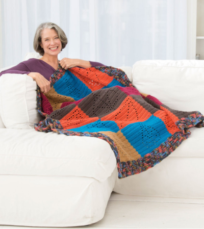 Caring Comfort Crochet Throw